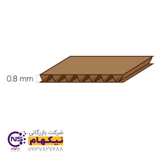 ورق کارتن فلوت F